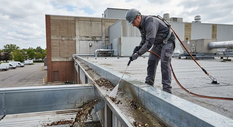 Business Gutter Cleaning in Roseville, CA
