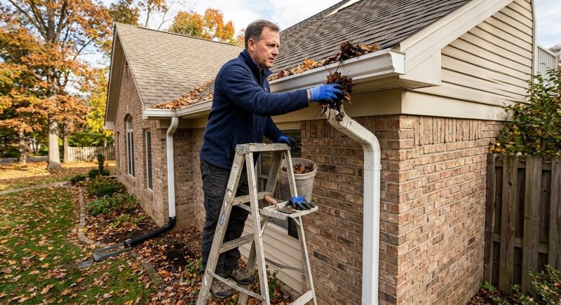 Downspout Snaking in Morris County, NJ