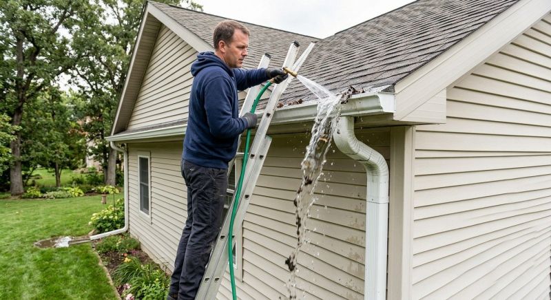 Gutter Downspout Unclogging in Baltimore, MD