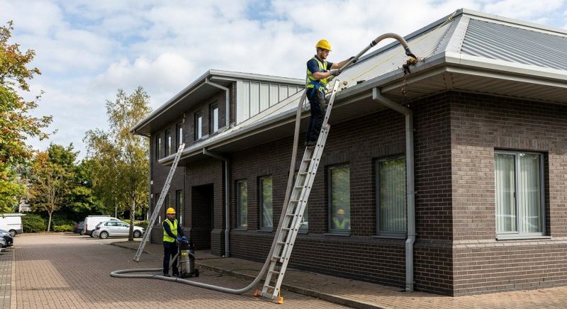 Commercial Gutter Cleaning in Roseville, CA