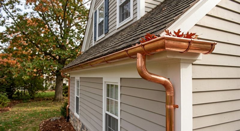 Copper Gutter Installation in Clarksville, TN
