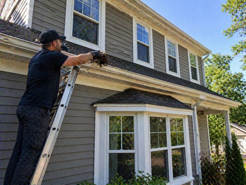 Downspout Blockage Removal in Boulder, CO