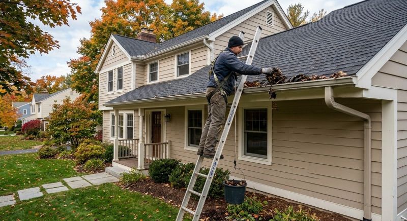 Downspout Blockage Removal in Richmond, VA