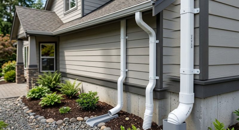 Plastic Downspout Installation in Longmont, CO