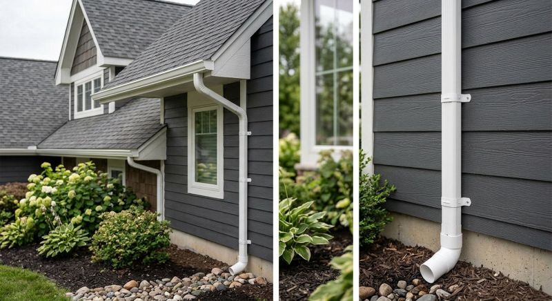 Plastic Downspout Installation in Longmont, CO
