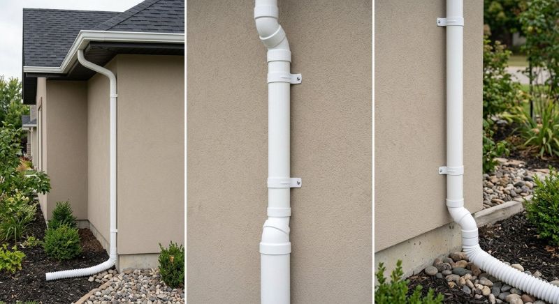 Plastic Downspout Installation in Longmont, CO