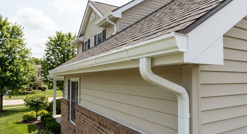 Pvc Rain Gutter Installation in Longmont, CO