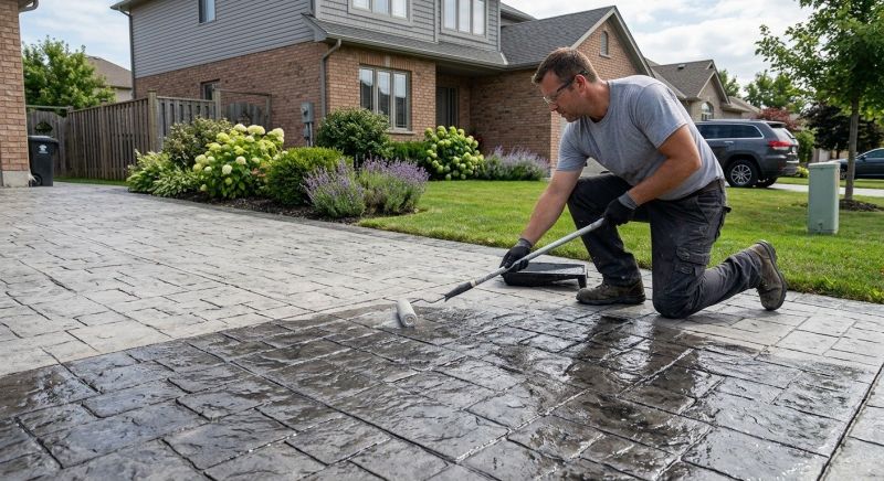 Stamped Concrete Sealing in Gig Harbor, WA